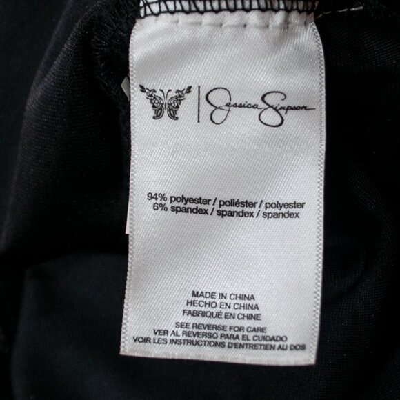 NEW Jessica Simpson Velour Shacket Top Womens XL Black Velvet Boho Witchy II04X - Picture 6 of 6